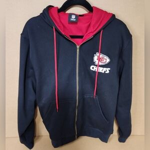 Kansas City Chiefs Dunbrooke Black Craftsman Thermal Lined Full zip hoodie men’s